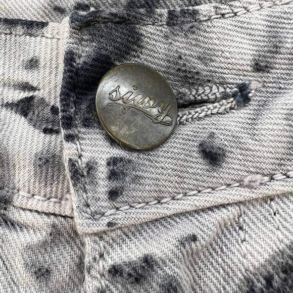 Siwy Jeans Women's Hannah Jeans Size 26 (2) Black Tie Dye Embossed Pockets - Picture 9 of 17